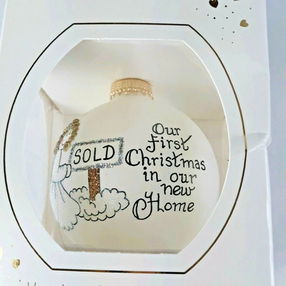Heart Gifts Hand Painted Ornament Angel